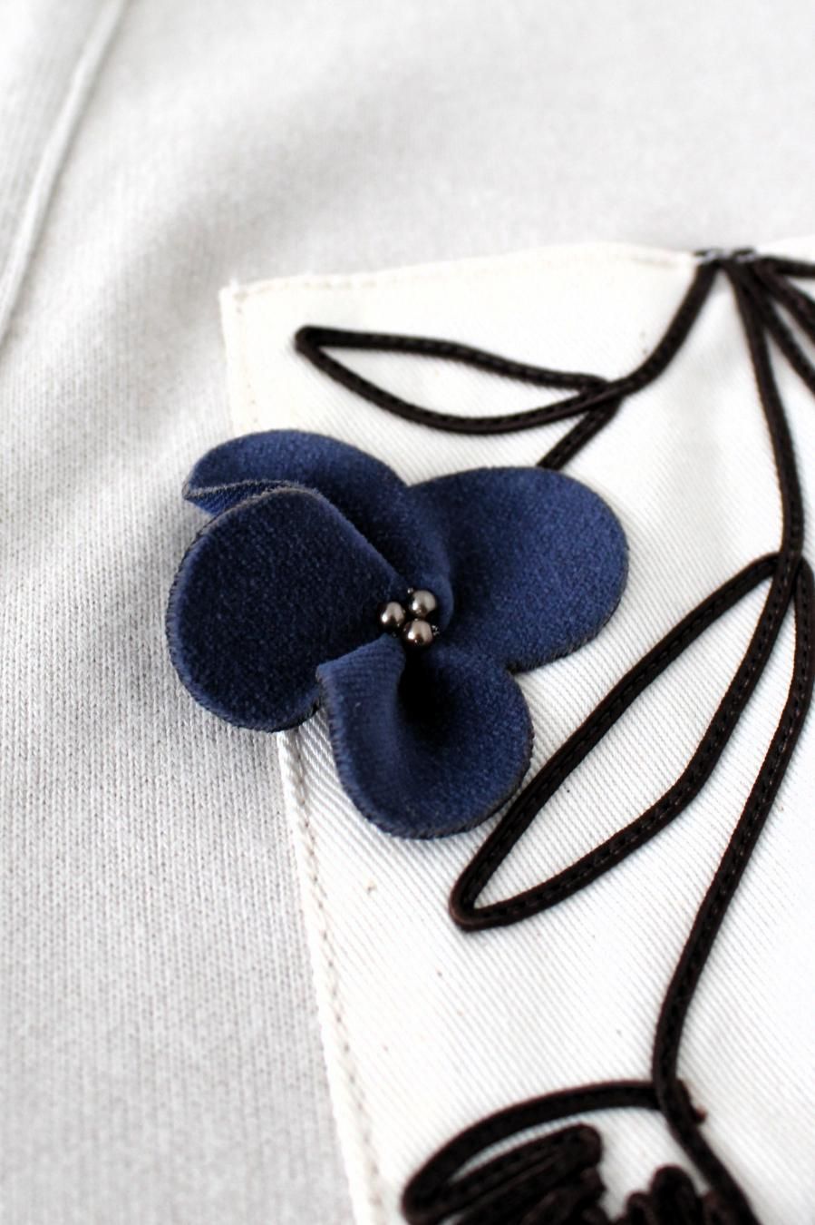 EMAM （エマム）Flower motif embroidery cardigan 公式通販