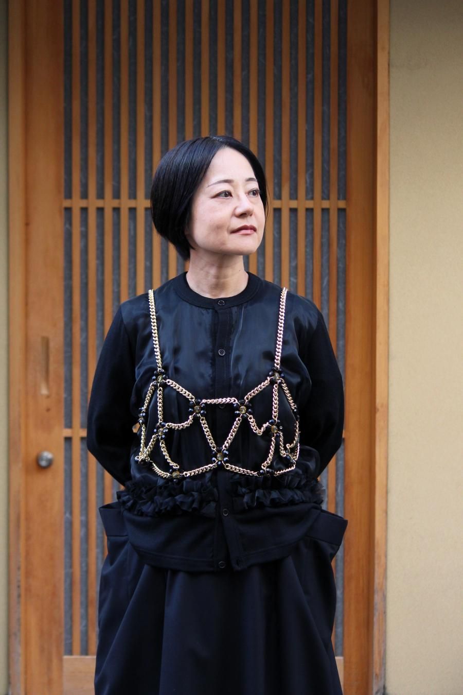 noir kei ninomiya（ノワール・ケイニノミヤ）ビーズ×チェーン