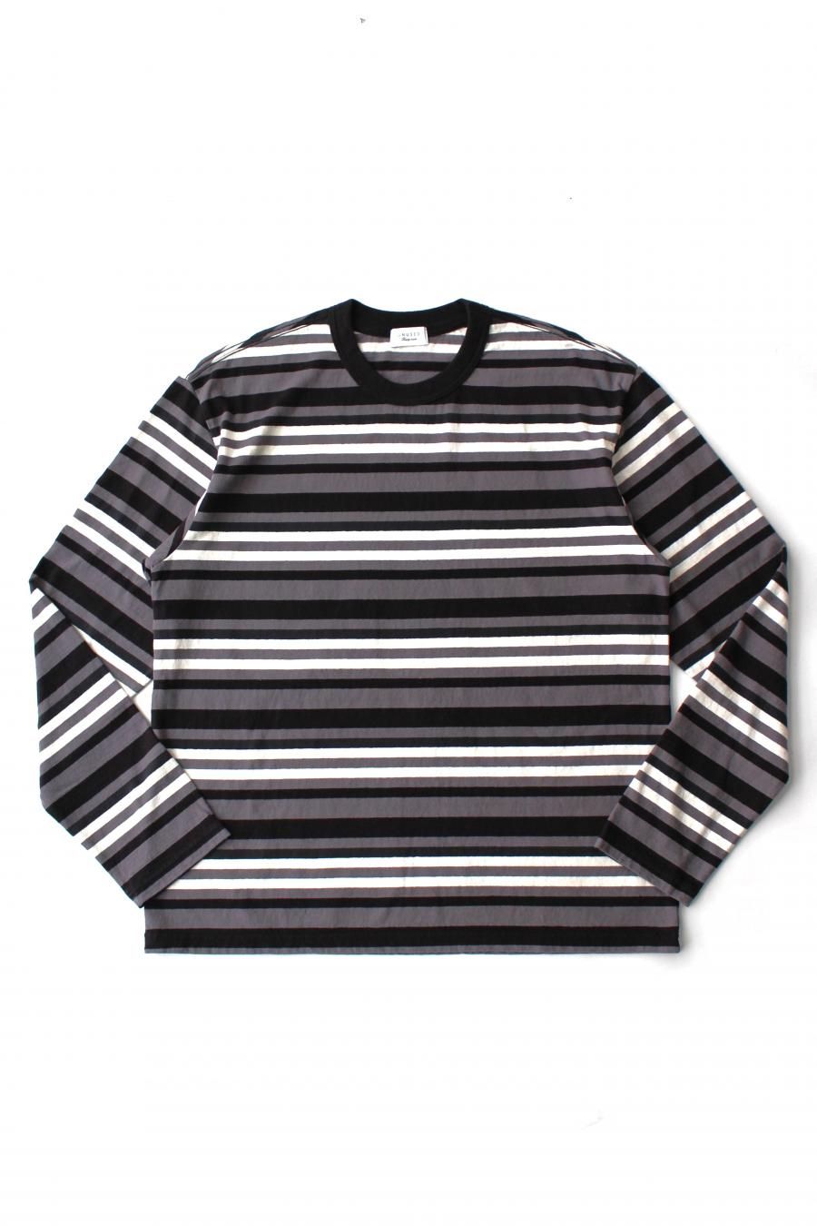 unused アンユーズド 3 ロンT シャツ 墨黒 UNUSED（アンユーズド）Border long sleeve T-shirt 公式通販