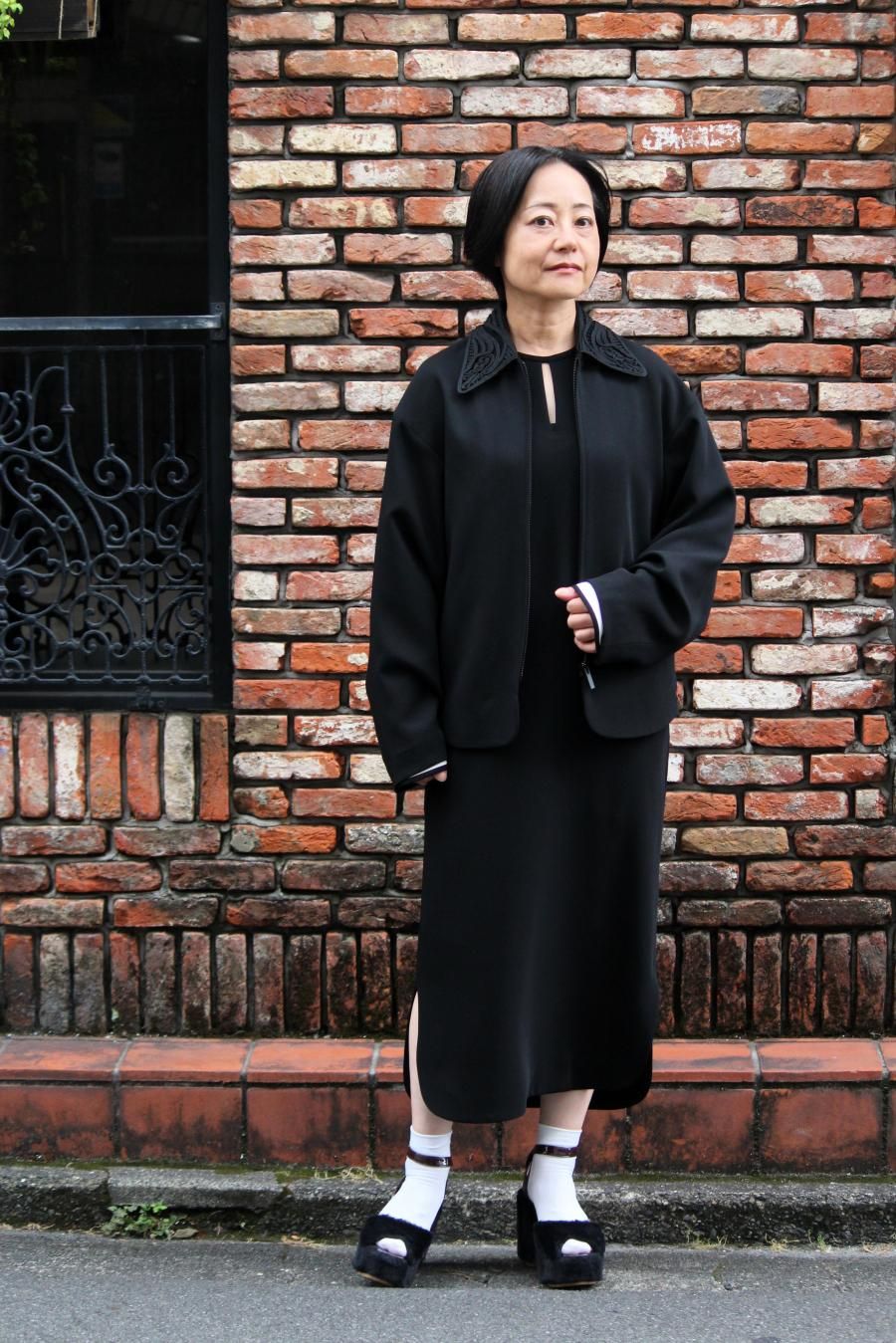 Mame Kurogouchi（マメ クロゴウチ）Wool Venetian Embroidery
