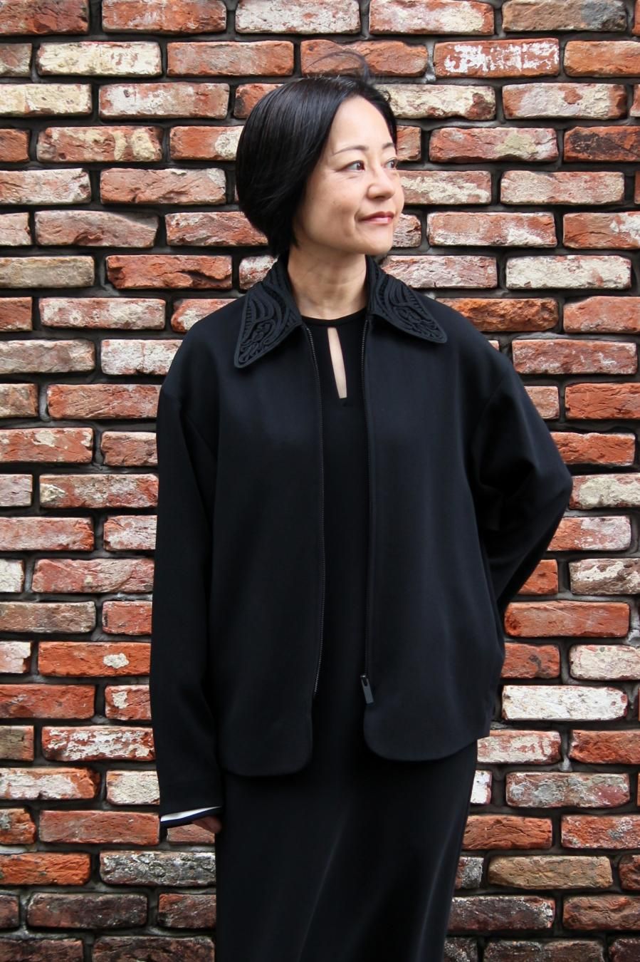 Mame Kurogouchi（マメ クロゴウチ）Wool Venetian Embroidery Collar