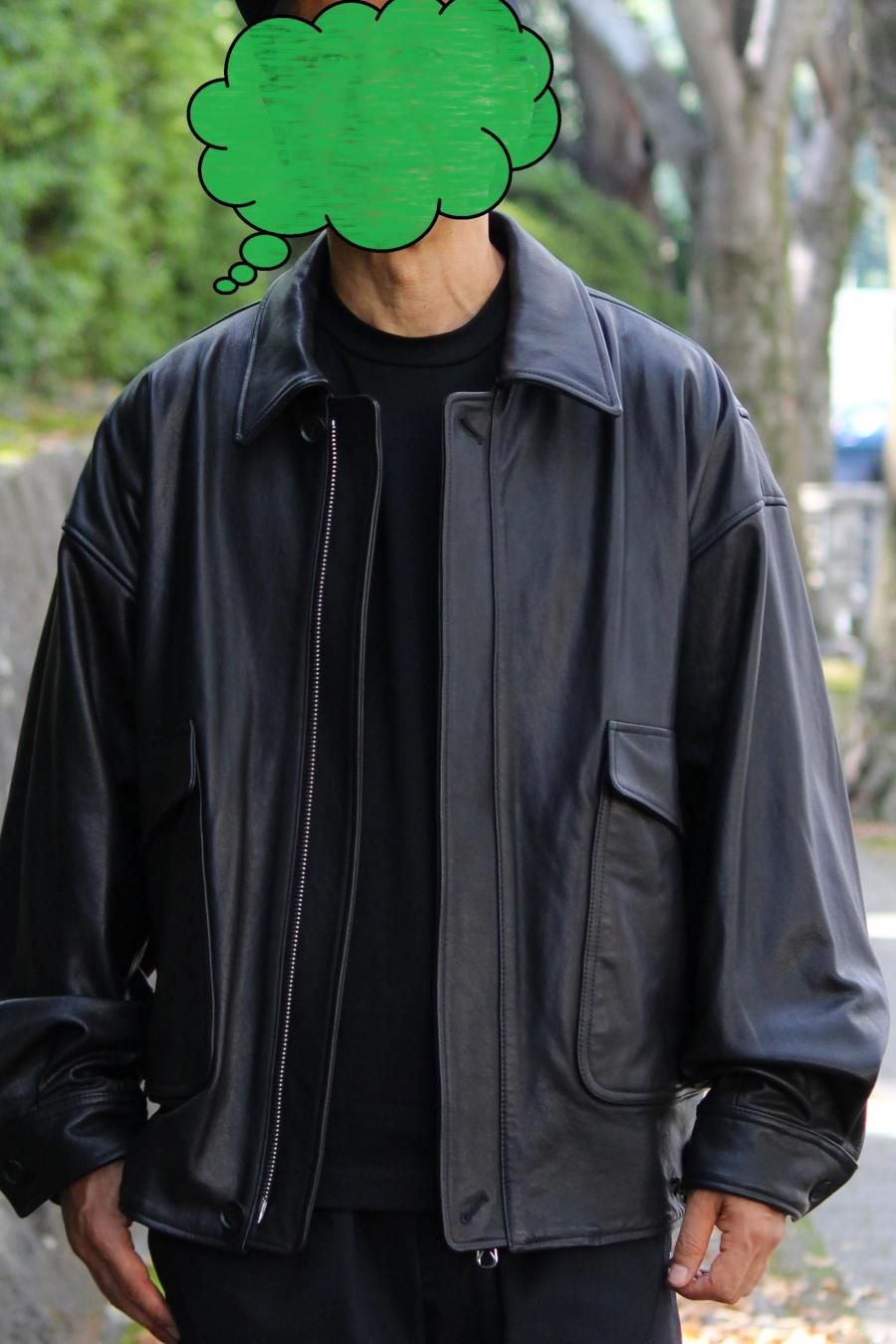 YOKE レザーフライトジャケット サイズ3 タグ付き YOKE(ヨーク)Leather Flight Jacket 公式通販