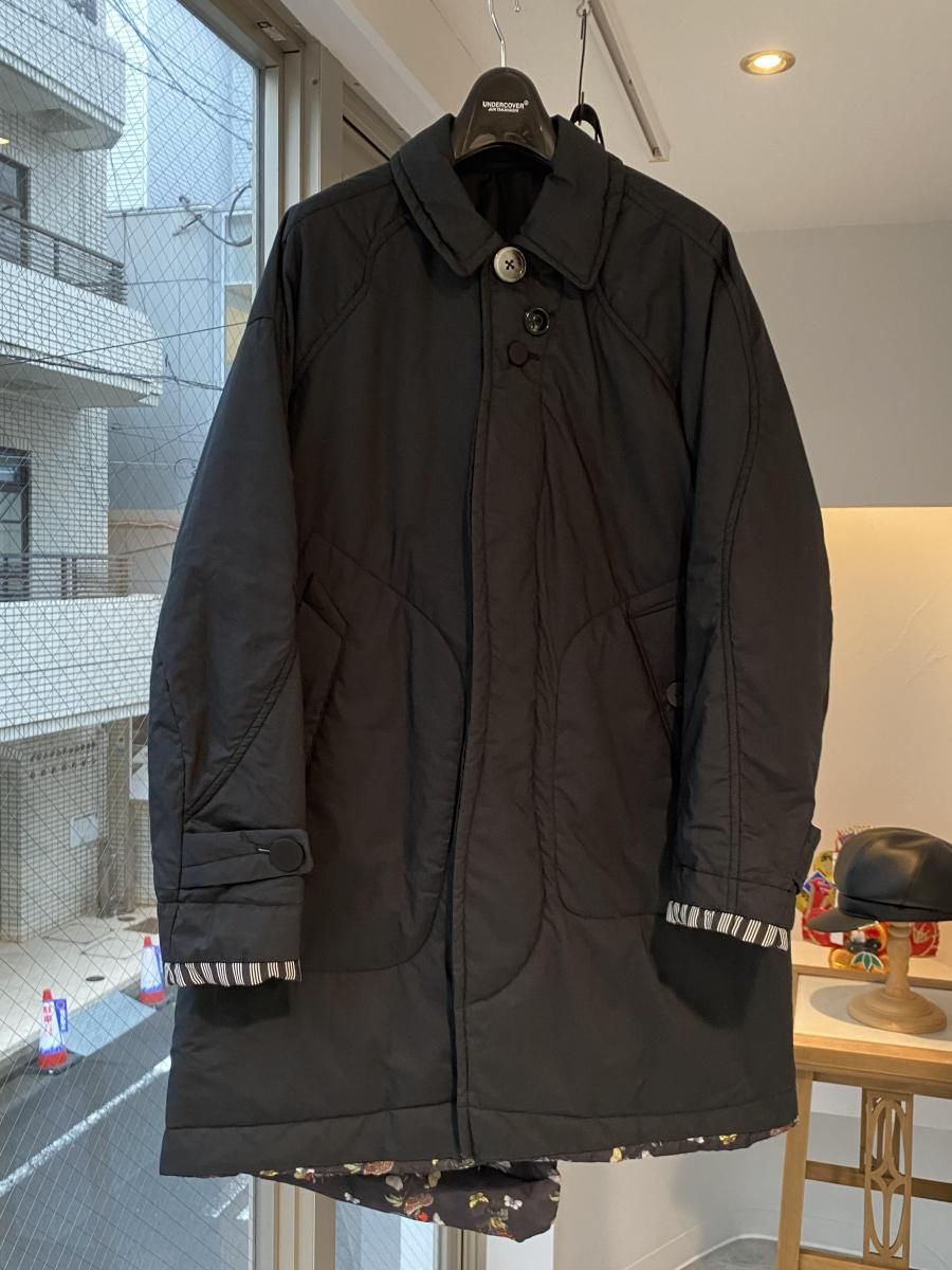 セール! 美品 UNDERCOVER ブラック ステンカラーコート サイズ3 undercover × fragment ステンカラーコート ブラック 3 - メルカリ