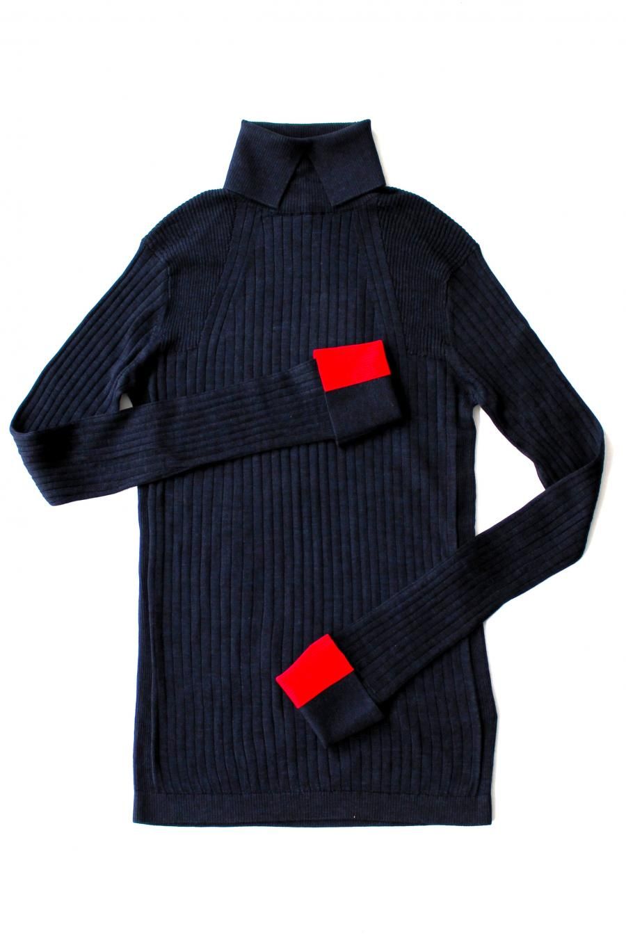 4万円弱 CINOH チノ タートルネック セーター ブラック ホワイト 38 CINOH（チノ）SILK TURTLE NECK TIGHT KNIT 公式通販