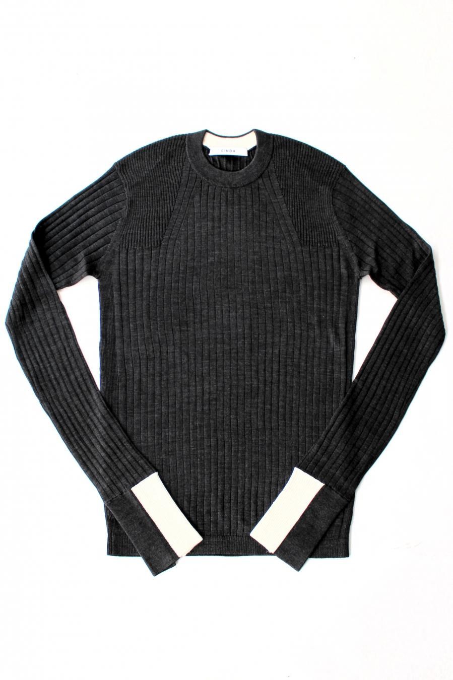 CINOH チノ PUFFER ニット クルーネック CINOH チノ PUFFER ニット クルーネック CINOH チノ PUFFER