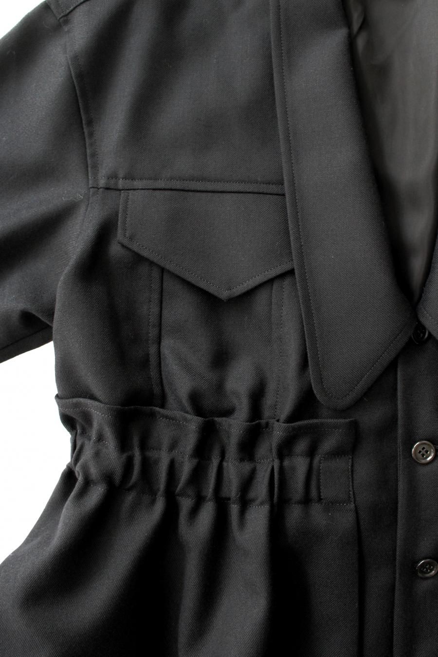 noir kei ninomiya（ノワール・ケイニノミヤ）ウールギャバジン