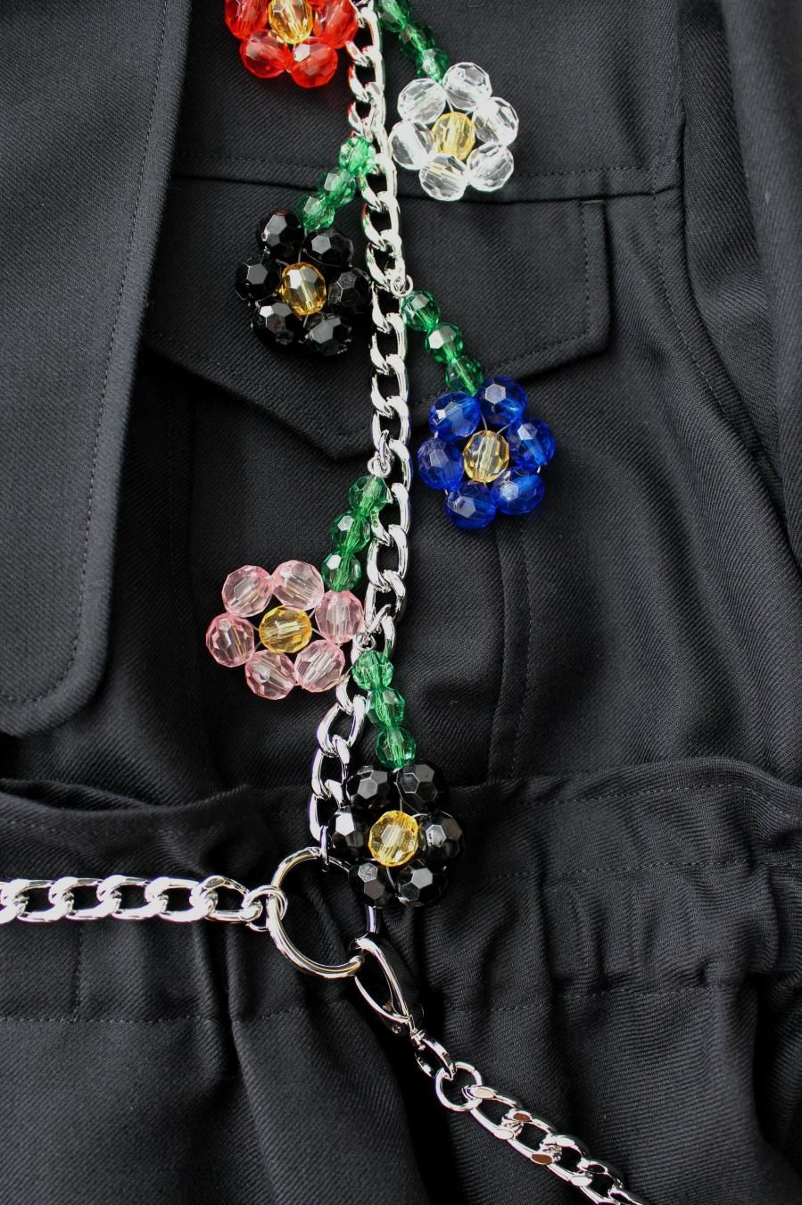 noirkeininomiya 24fw 花柄スタッズハーネス noirkeininomiya 24fw 花柄スタッズハーネス noirkeininomiya 24fw 花