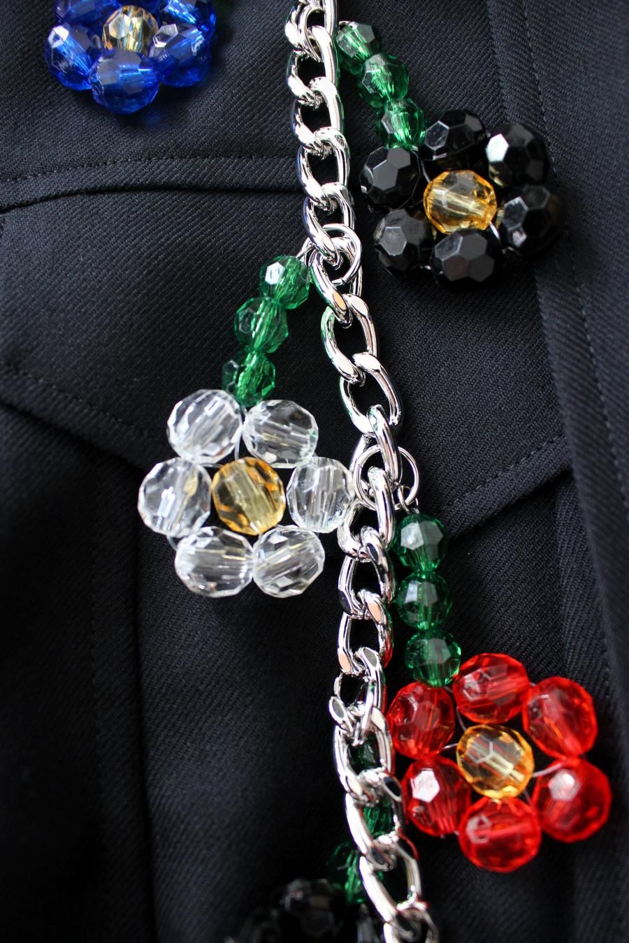 noir kei ninomiya（ノワール・ケイニノミヤ）ビーズ×チェーン 正規