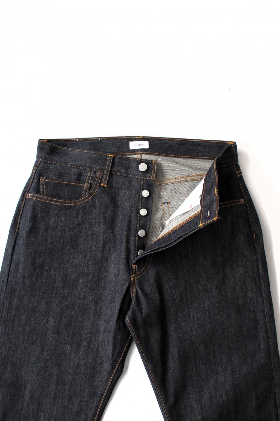 CIOTA シオタ デニム 新品未使用 タグ付き CIOTA（シオタ）Straight 5 Pocket Pants 公式通販