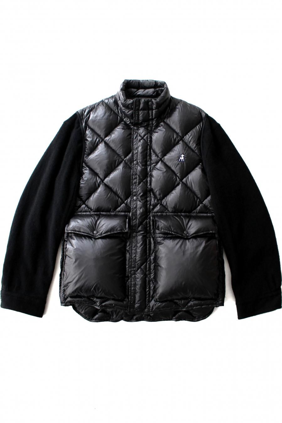 the shepherd 縮絨ウールダウンブルゾン サイズ3 the Shepherd（ザ シェパード）縮絨ウールスリーブダウンブルゾン公式通販