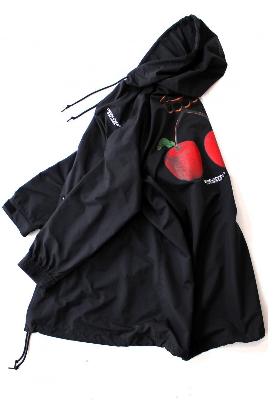 undercoverフード付きコーチジャケット UNDERCOVER（アンダーカバー）裏メッシュフードロングコーチJKT