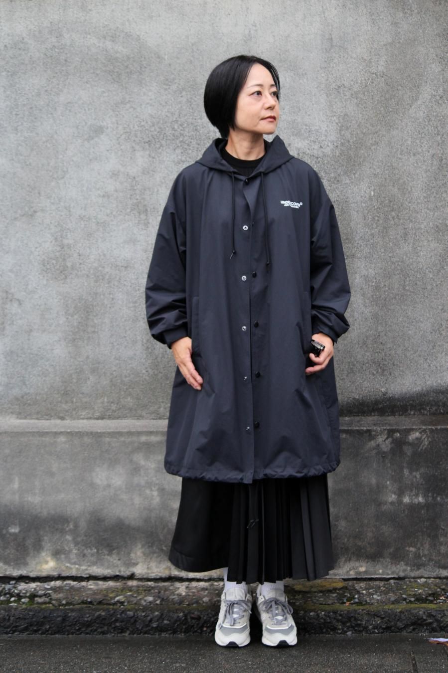 UNDERCOVER（アンダーカバー）裏メッシュフードロングコーチJKT APPLE