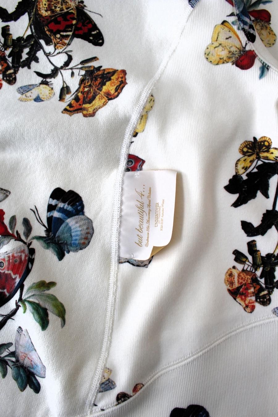 UNDERCOVER（アンダーカバー）BF総柄11.5ozCP裏毛ビーズ刺繍