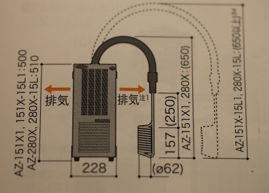 レイシー、投げ込み式クーラー　ＡＺ－280X　(本体のみ） - aqua技研