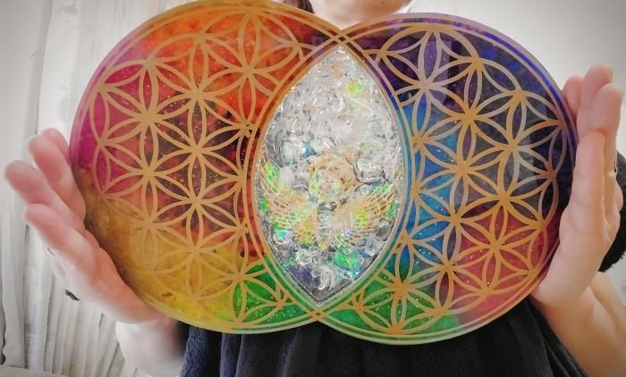 美貌を手に入れ幸せへと導くエネルギープレートオルゴナイト 美貌を手に入れ幸せへと導くエネルギープレートオルゴナイト