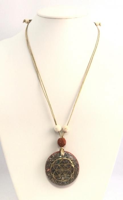 フラワー・オブ・ライフ　パワーコイルペンダント　メンテナンスオイル　ラブオルゴン フラワー・オブ・ライフ パワーコイルペンダント - 開運風水グッズの