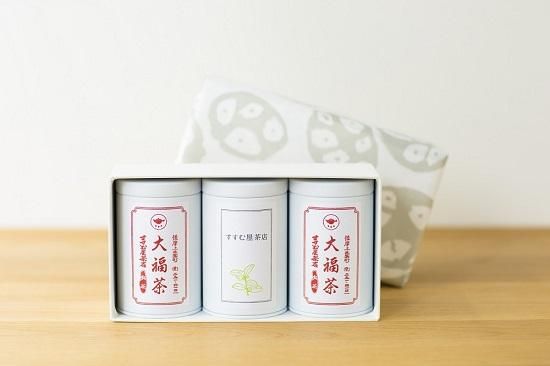 大福茶】80g缶3本贈り物・ギフト｜日本茶・鹿児島茶・知覧茶専門店