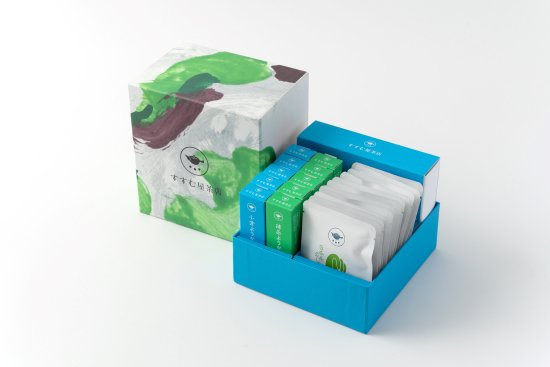 TEA TIME BOX ティータイムボックス　Ｍサイズ 【ティーバッグ】｜日本茶・鹿児島茶・ようかん・最中・ギフト