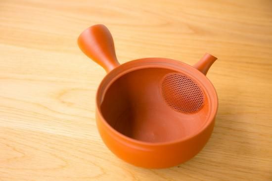 すすむ屋茶店オリジナル【常滑ろくろ急須 101】(朱) - 最高の すすむ屋茶店オリジナル【常滑ろくろ急須 101】(朱) - 最高の
