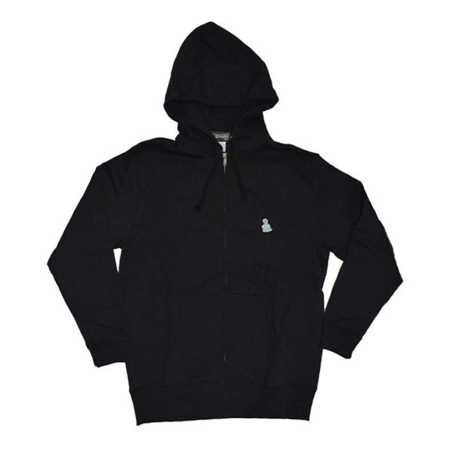 ȶε - DINO ZIP HOODIE (BLACK)