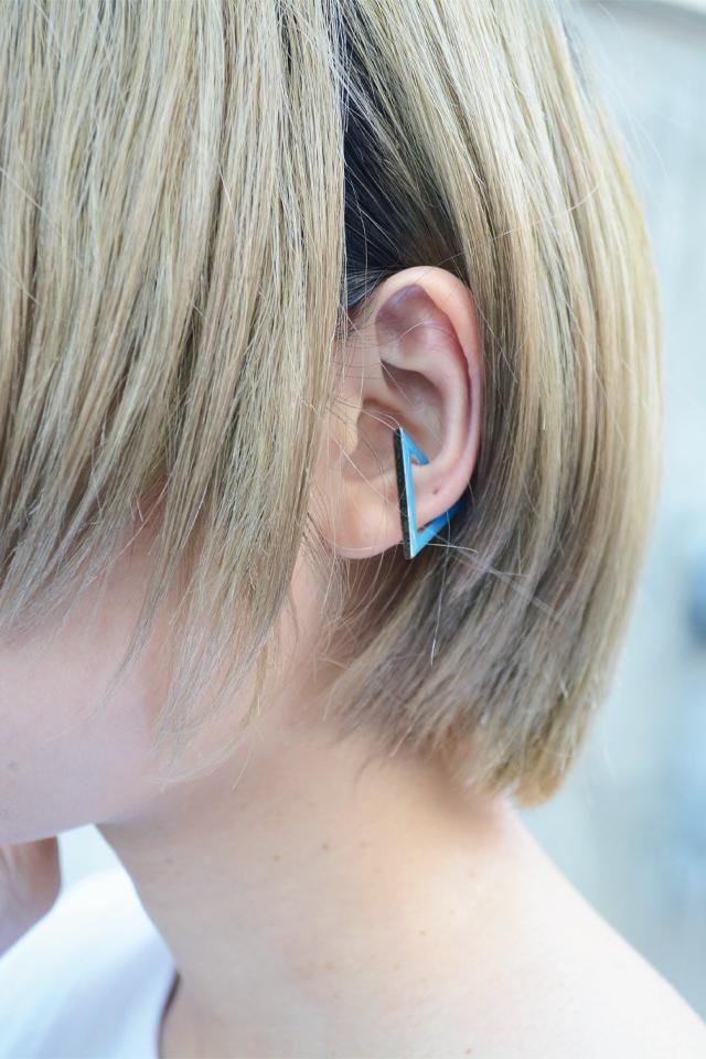 Muze Black Label別注 Triangle Ear Cuff Turquoise Gunmetal Black Gyft ギフト 公式通販サイト 池袋パルコ The Test パラドックスオンラインショップ