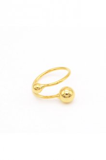  【20％OFF】unclod - BALL RING (GOLD) 