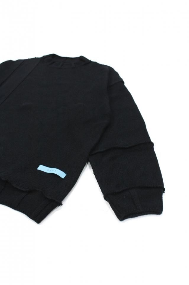 PICK UP】MUZE TURQUOISE LABEL - OVERSIZE INSIDEOUT KNIT | GYFT