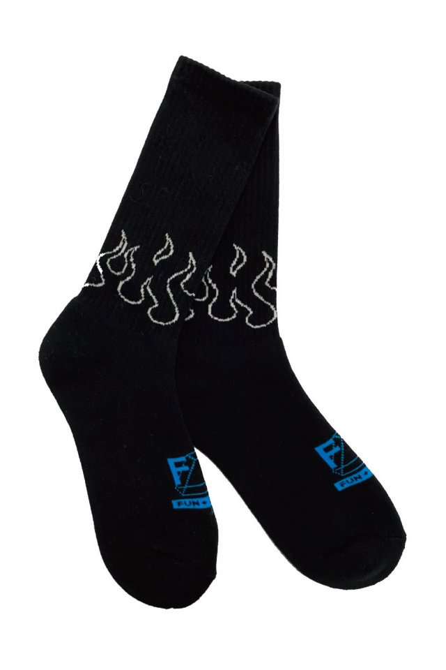 MUZE TURQUOISE LABEL × FUN - FIRE SOX Ver.II (BLACK×TURQUOISE)