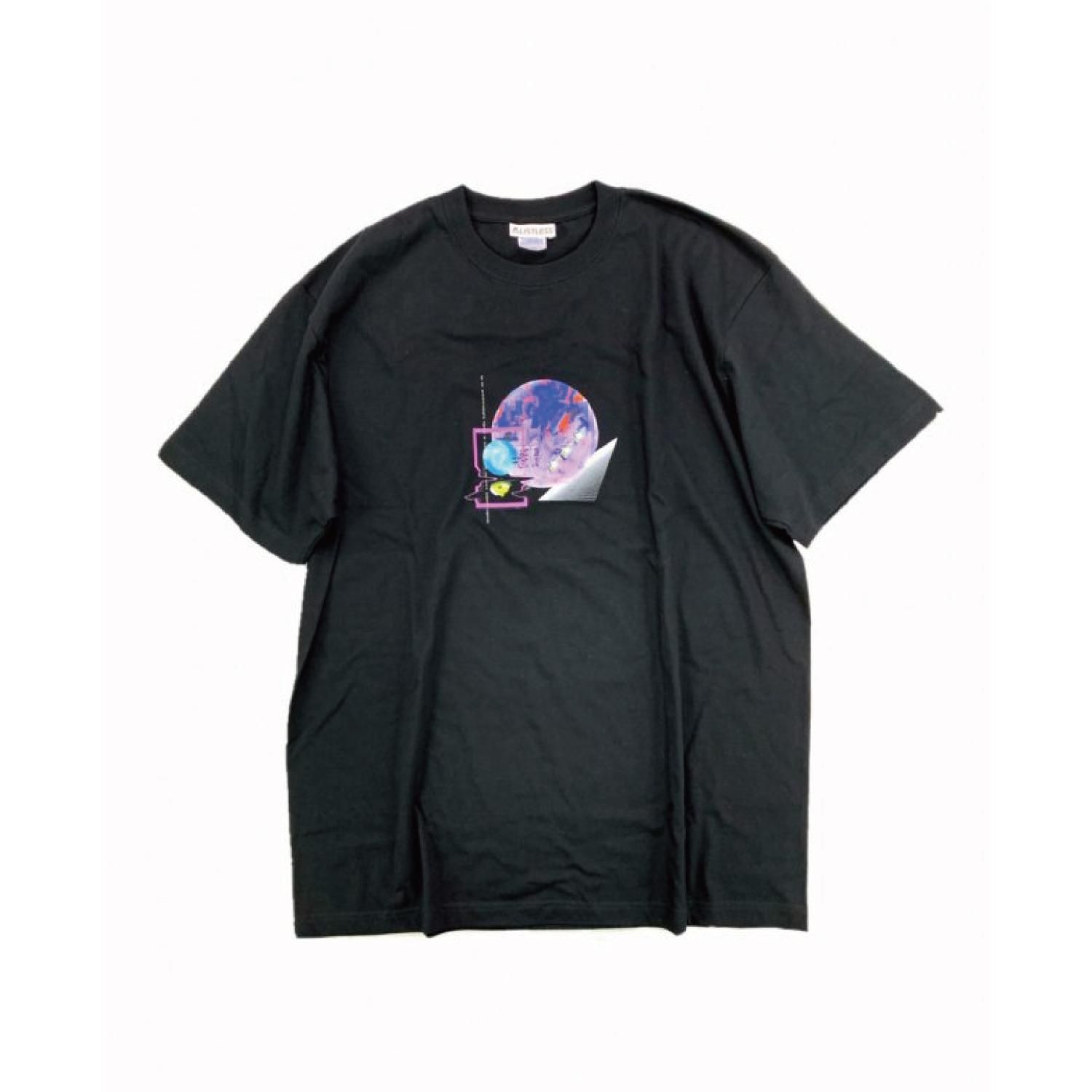LISTLESS - T-shirt「半透明人間」(BLACK)