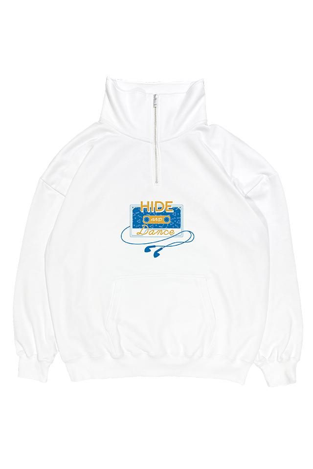 佪λRIOT APPAREL - Yuka Nagase - Half Zip Trainer ( WHITE )