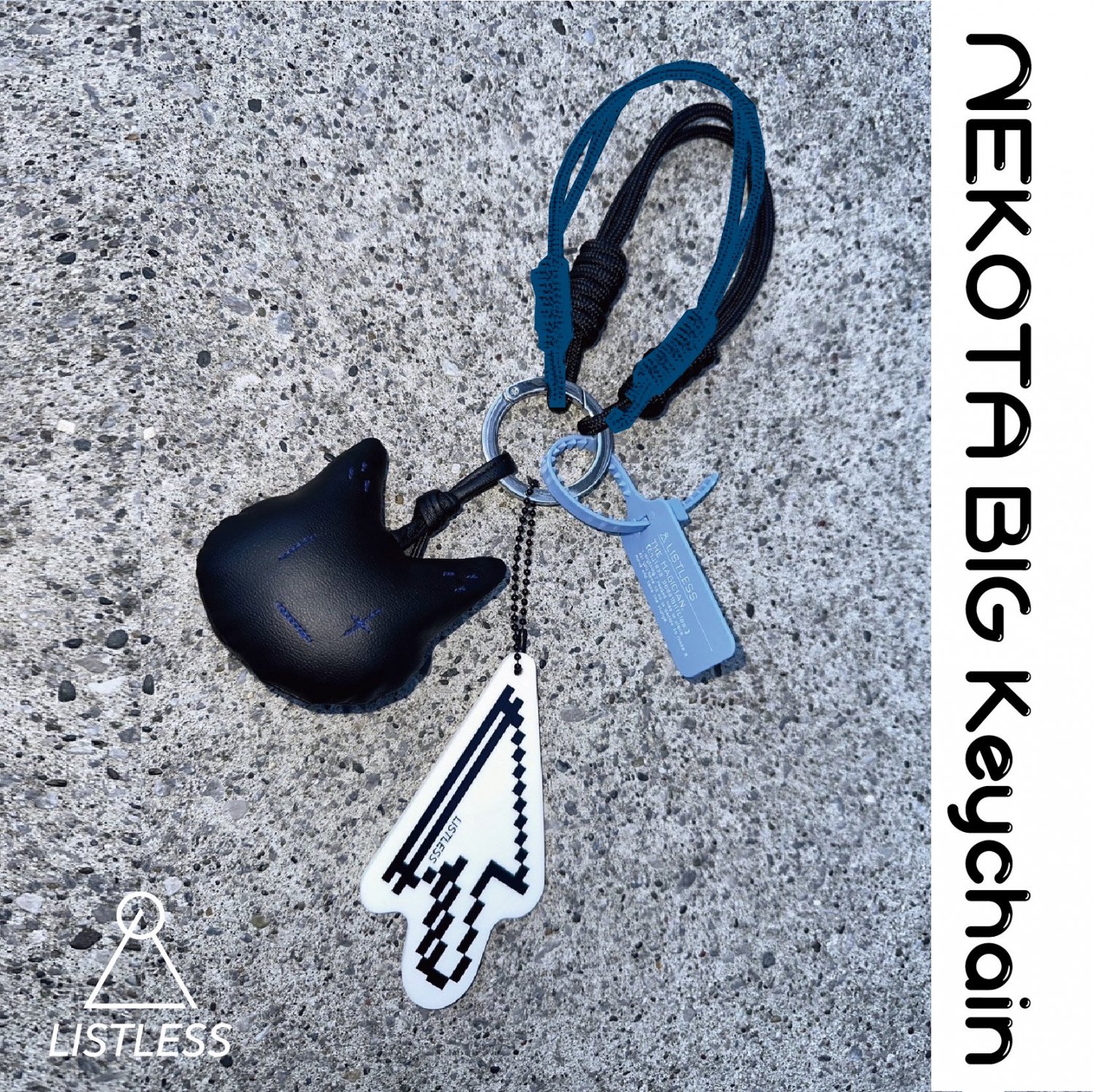 <img class='new_mark_img1' src='https://img.shop-pro.jp/img/new/icons2.gif' style='border:none;display:inline;margin:0px;padding:0px;width:auto;' />ڿ̸LISTLESS-NEKOTA BIG KeyChain  