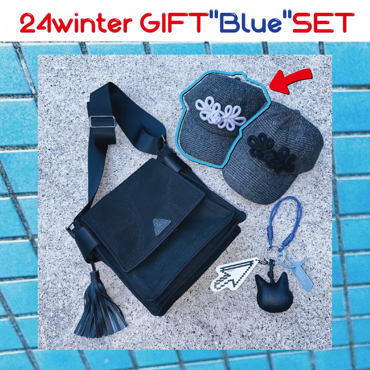 <img class='new_mark_img1' src='https://img.shop-pro.jp/img/new/icons2.gif' style='border:none;display:inline;margin:0px;padding:0px;width:auto;' />ڿ̸LISTLESS-24winter GIFT"Blue"SET Xmasåԥ󥰲ǽ