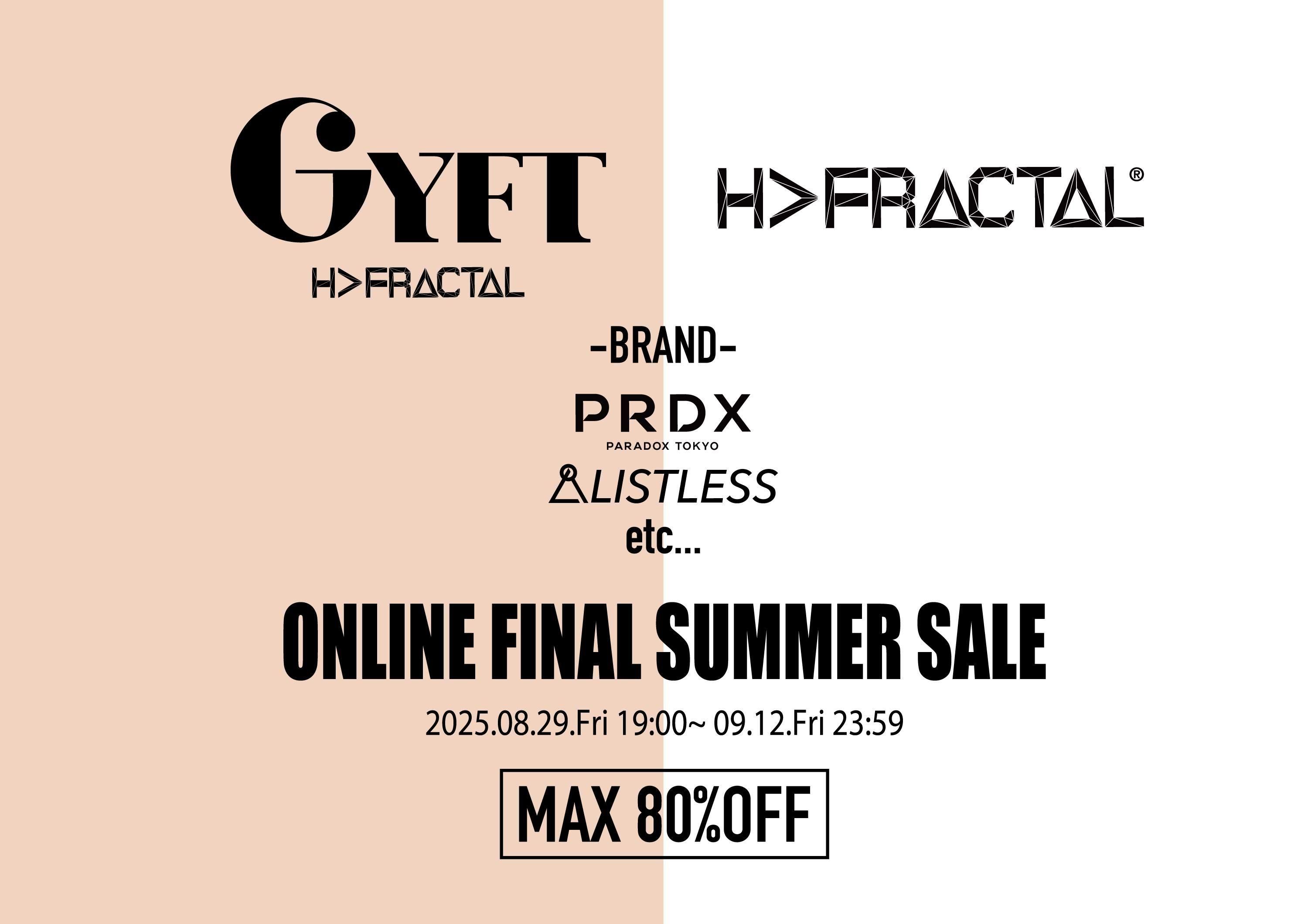 GYFT(ギフト) 公式通販サイト GYFT by HFRACTAL