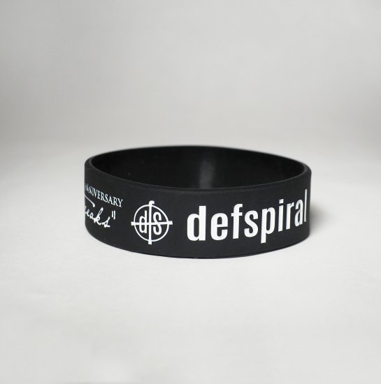 【DearFreaksTour2020】ラバーバンド(黒×白) - defspiral Web Shop