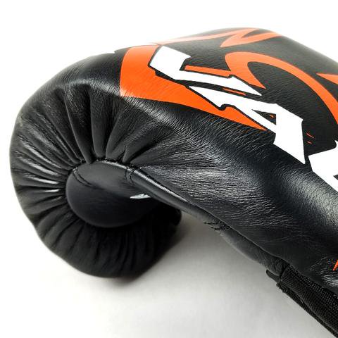 Rival(ライバル)　RFX Guerrero　HDE-F　プロ・ファイトスタイル・バッググローブ/ブラック×オレンジ- ボクシング・格闘技用品　 ボックスエリート