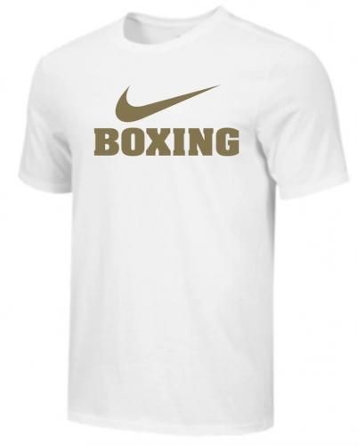 NIKE(ナイキ) Boxing Tシャツ /ホワイト×ゴールド- ボクシング