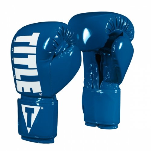 TITLE(タイトル)　インフェルノ　トレーニング＆スパーリンググローブ/ブルー- ボクシング・格闘技用品　ボックスエリート