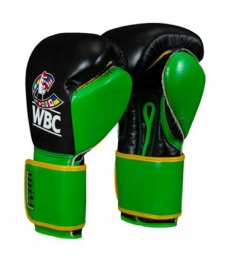 TITLE(タイトル) WBC スパーリンググローブ/ブラック×グリーン- ボクシング・格闘技用品　ボックスエリート