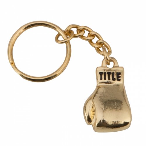 TITLE(タイトル)メタル・グローブキーホルダー/ゴールド - ボクシング・格闘技用品　ボックスエリート