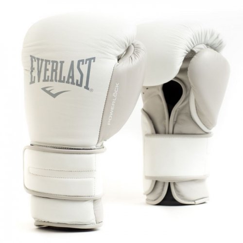 EVERLAST(エバーラスト)　Powerlock 2 PRO トレーニング・ボクシンググローブ（オールレザー/本革製）/ホワイト-  ボクシング・格闘技用品　ボックスエリート