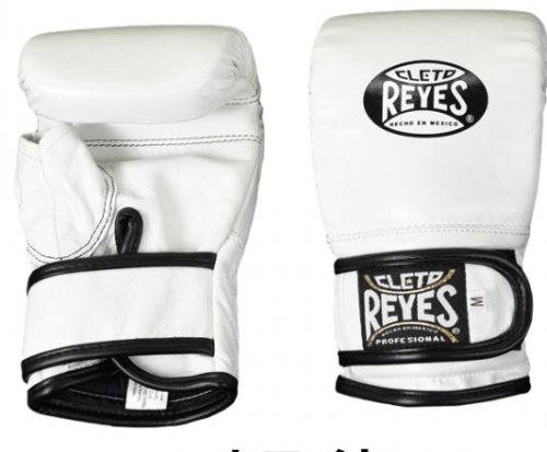 REYES(レイジェス)パンチンググローブ・マジックテープ式(ホワイト) - ボクシング・格闘技用品　ボックスエリート