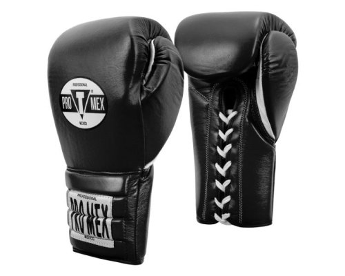 PRO MEX(プロメックス) プロ・トレーニング＆スパーリンググローブV3.0(紐式)/ブラック：取り寄せサイズ- ボクシング・格闘技用品　 ボックスエリート