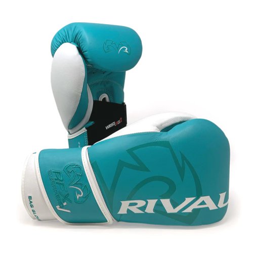 Rival(ライバル)　RFX Guerrero　HDE-F　プロ・ファイトスタイル・バッググローブ/ティール(青緑)×ホワイト -  ボクシング・格闘技用品　ボックスエリート