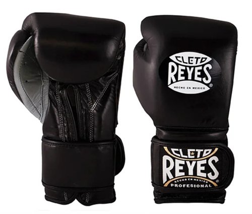 REYES(レイジェス) ＮＥＷバージョン　トレーニング&スパーリンググローブ（マジックテープ式）ブラック- ボクシング・格闘技用品　ボックスエリート