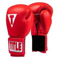 【新品未使用】TITLE(タイトル)プロ ファイトグローブ　赤 グローブ - ボクシング・格闘技用品 ボックスエリート