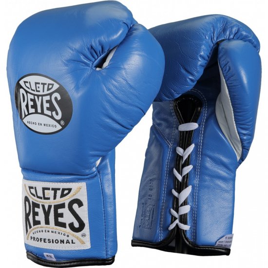 REYES(レイジェス)オフィシャル・プロ・ファイトグローブ・ブルー　- ボクシング・格闘技用品　ボックスエリート