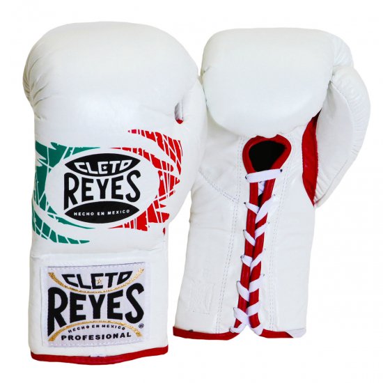 REYES(レイジェス) オフィシャル・プロ・ファイトグローブ・メキシカンフラッグ - ボクシング用品 ボックスエリート