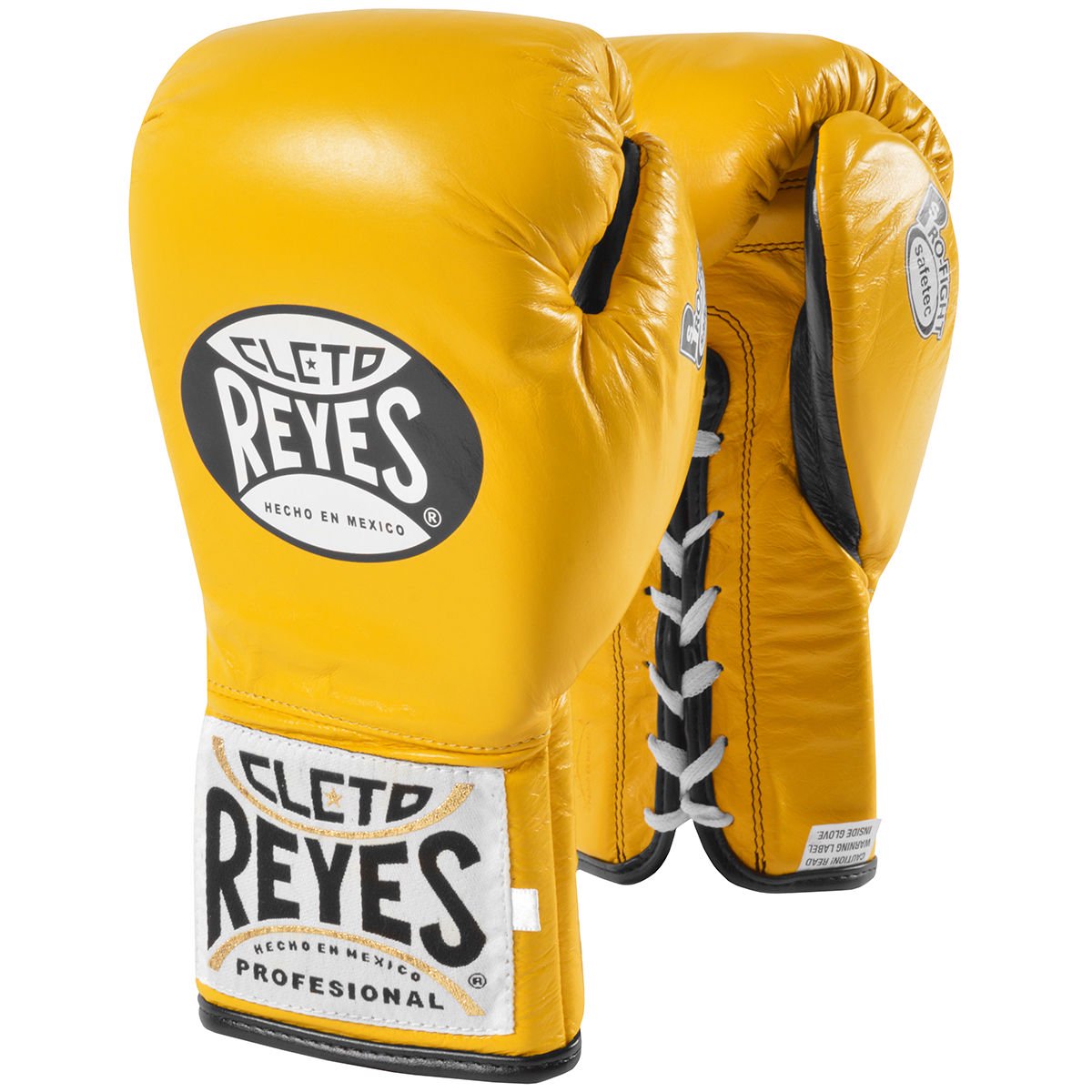 REYES(レイジェス) セーフテック・プロ・ファイトグローブ・イエロー - ボクシング用品　 ボックスエリート