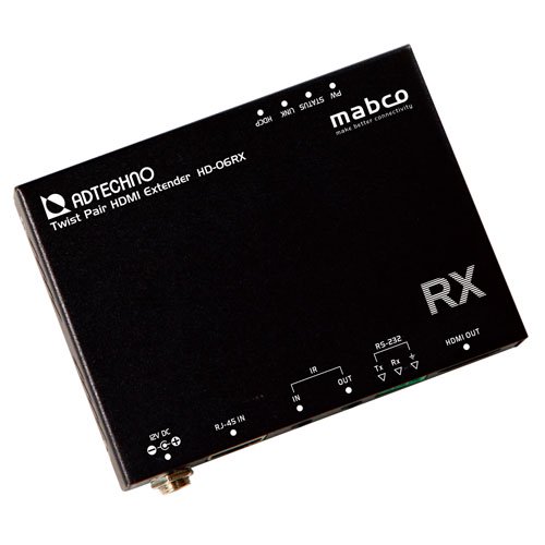 4K UHD@60、1080p60、HDCP2.2に対応。HDMI信号を非圧縮で伝送可能なHDBaseT™ HDMIエクステンダーRx  受信機「HD-06RX」