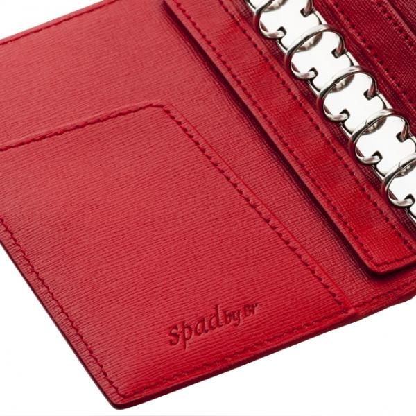 Spad by Br サフィアーノ ミニサイズ システム手帳 6穴15mm No